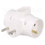 R-21 Connector: AC supply; splitter; 2P,2P+PE; white; Output: 3x socket v4FqXgB_VLu0nNan71iEwoqPTWK_Fap0fl4XLASDKG0