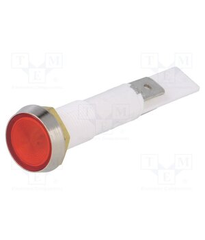 C027500NAE Indicator: with neon lamp; flat; 230VAC; Cutout: Ø10mm; connectors XN8JfUGES5jHoKq5U9yskuPQud6iQ-eo2a_8PpHMoZQ