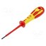 T49144-025 Screwdriver; insulated; slot; 2.5x0.4mm; Blade length: 75mm; 1kVAC en58WhMz8Fl_HCMuABFhsxcJQUi93H9z04419mmDegs