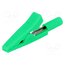 AX-CR-2PM-G Crocodile clip; 10A; 60VDC; green; Overall len: 41.5mm 6J-wAAH21kcPLAJkS2pJelYkC2IiYLP37Qt0PlFSbWY