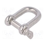 SZE-D5-A4 Dee shackle; acid resistant steel A4; for rope; 5mm GHCeSwOn3ouWExrwGcMiFB0apI_VYYdV1Eusv-8lHkM