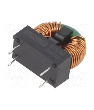 51105C Inductor: wire; THT; 1mH; 3.3A; 38mΩ; 5100; 21x24x10mm; vertical d4UoxoPuTQQTmupwzXdCwrockKSnMwp_BoEuH0d1few
