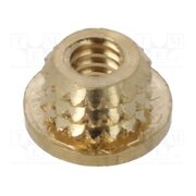 073M2 Threaded insert; brass; M2; BN 37901; L: 2mm; for plastic KWP8k_vohCKF7qU0wlAYzJgl5IFLipveko2r3mzHrEk