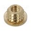 073M2 Threaded insert; brass; M2; BN 37901; L: 2mm; for plastic KWP8k_vohCKF7qU0wlAYzJgl5IFLipveko2r3mzHrEk