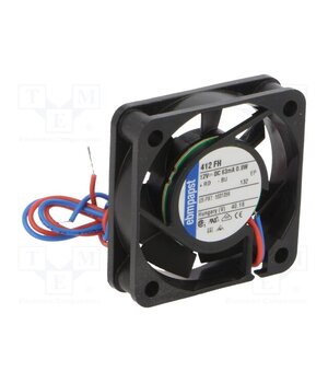 412 FH-132 Fan: DC; axial; 12VDC; 40x40x10mm; 9m3/h; 26dBA; slide; 6000rpm C-dPqXh8ZGf5De6iEfbJik4Y1iTmafLIwtCsvfnU9cA