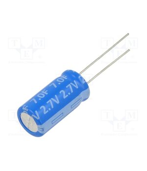 SC2V7L705MLR Supercapacitor; THT; 7F; 2.7VDC; Ø10x20mm; LR JcahkglpSxqu_lPx4rSKn75eGBw7aQ6KCGPwmoKf-ow