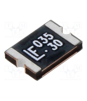 1812L035/30DR Fuse: PTC polymer; 0.35A; 30V; 30VDC; quick blow; SMD; 1812L WqlOj_0bHfP71WEbK7wAOb3K_PZr1mYth2xghPwmZDM
