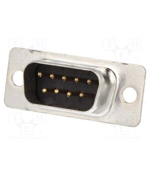DB09-SP Connector: D-Sub; PIN: 9; plug; male; for cable; soldering; black UH42zaJSrkzrIvU3OWzGxArmYpZ_sHSPAuy5ciIewmY