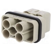 09120063041 Connector: HDC; contact insert; male; 10A,40A; 250V,400V; Han Q 6gP-kCJgqWVx-wnpApAKLvS-vonEg7PpUeKEgVhDP-c
