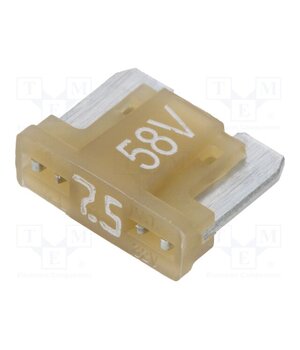 341726-58V Fuse: fuse; 7.5A; 58VDC; automotive; 11mm; MINI; tin alloy WCl32QN8NIOjMeUqSr0UQKmyXkG6BrzeTbMVaIZAdFc