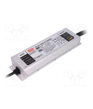 ELG-240-C700DA Power supply: switching; LED; 240W; 172÷343VDC; 700mA; 100÷305VAC 2SzX9gjk-Ue6cTS76rm8OjXUNNZ6axQqnPIlByUqmr4