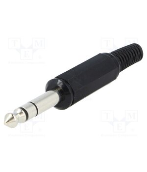 KLS 3 SCHWARZ Connector: Jack 6,3mm; plug; male; stereo,with strain relief VxY8gNGF4iJrQsckgOoblzhozPHGuETHVvu_FSQ4skk