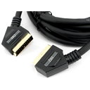 CABLE SCART-SCART 21pin 5m HQ GOLD