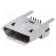 105133-0011 Connector: USB B micro; socket; on PCBs; SMT; PIN: 5; vertical St0jZY-y1HbK3oZpWtWYDbTlVuHSG7TnB111VkoWqzE