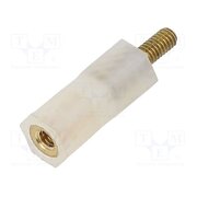 2182X15 Insulating sleeve; Int.thread: M2,5; L: 15mm; UL94V-2; polyamide jUxFd7hGOxxZ6PhRw3R6JI6RYL4HDccxUmGjNgZlXbQ