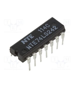 NTE74LS242 IC: digital; bus transceiver; Ch: 4; TTL; THT; DIP14 eg-5usvBT5IzisKwf27WmTu7JAT9IIEF4nGhxM4fJS4