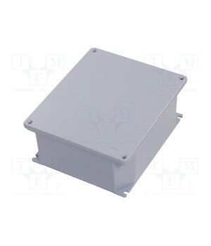 653.05 Enclosure: multipurpose; X: 265mm; Y: 315mm; Z: 121mm; ALUBOX; grey i06VZWxAVwP8ZAzejSd7wpCDNNf9becbpmq9dF8MICI
