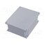 653.05 Enclosure: multipurpose; X: 265mm; Y: 315mm; Z: 121mm; ALUBOX; grey i06VZWxAVwP8ZAzejSd7wpCDNNf9becbpmq9dF8MICI