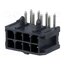 10127720-081LF Connector: wire-board; socket; male; PIN: 8; Minitek® Pwr 3.0; THT CxuC_j5BHOo22AR38iioy8vl2Rf1v1kgNmXYlKHOhsI