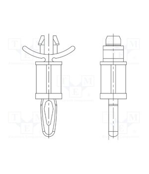 8G814V42029 PCB distance; polyamide 66; L: 15.9mm; latch/latch; natural; 8G814 1hJrI48QkhN7ACz51cJqnSZN8iFchBlGfUHNZaxsTDU