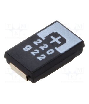 4TPE220MF Capacitor: tantalum-polymer; low ESR; 220uF; 4VDC; 3100mA; SMD 4IU6xMFMP4MLN5lIbBHVfW_yZsxRYDB43KGu1ieHeLo