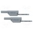 VSFK 8500 / 1 / 150 / GR Test lead; 16A; banana plug 4mm,both sides; Urated: 1kV; Len: 1.5m 3KLJcnDYC91rjSPKyBYJHHuiVumLuIRBNiQ1nS8s2nc