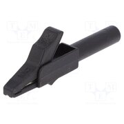 24.0157-21 Crocodile clip; 15A; 300V; black; 4mm; Plating: nickel plated bkmozKpvOWe2wVj_BpZmsiLTFPA1FI4wSsp1QRwUpW4