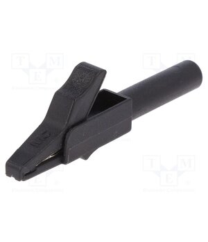 24.0157-21 Crocodile clip; 15A; 300V; black; 4mm; Plating: nickel plated bkmozKpvOWe2wVj_BpZmsiLTFPA1FI4wSsp1QRwUpW4