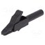 24.0157-21 Crocodile clip; 15A; 300V; black; 4mm; Plating: nickel plated bkmozKpvOWe2wVj_BpZmsiLTFPA1FI4wSsp1QRwUpW4