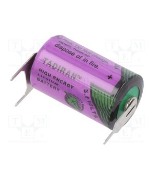 SL-750/PT Battery: lithium (LTC); 1/2AA,1/2R6; 3.6V; 1100mAh; Ø14.7x25.2mm Yp4vIkkwM5GWpeayN7UBiWUDKAs31CbtAs1kApLJGIc