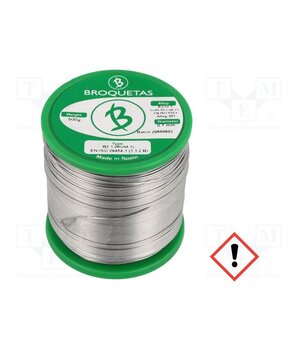 ECO1 B2.1 0,7MM 500G Tin; lead free; Sn99,3Cu0,7; 0.7mm; 0.5kg; reel; 220°C; Flux: SW26 Gel4ThksGP2421CeWRaIskZg5Q4Ihhn7pVYQlpW85Xw