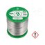 ECO1 B2.1 0,7MM 500G Tin; lead free; Sn99,3Cu0,7; 0.7mm; 0.5kg; reel; 220°C; Flux: SW26 Gel4ThksGP2421CeWRaIskZg5Q4Ihhn7pVYQlpW85Xw