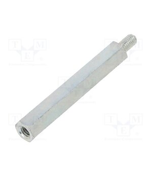226X45 Screwed spacer sleeve; 45mm; Int.thread: M4; Ext.thread: M4; steel a3lhYnvfIGObMxR08rNjzxmY9XNsy2A0juEhBBWgHdo