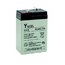 RECHARGEABLE BATTERY  SLA  6V, 4.0 Ah 70x102x47mm (PxAxG), YUCEL BA064U.jpg