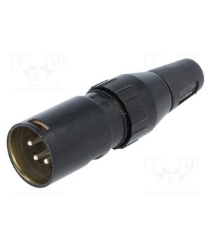 709-0400 Connector: XLR; plug; male; 10A; 50V; PIN: 4; straight; for cable 65nOgHuihbHdoHleIIo14KoyZcEiGORItpU5Etxh9gM