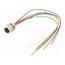 09 3482 00 08 Connector: M12; socket; female; PIN: 8; straight; 2A; 60V; IP68; 0.2m fcd12RnbsEw1piZZCc-pxSSJRk7wN3hfGSC96i3WAcE