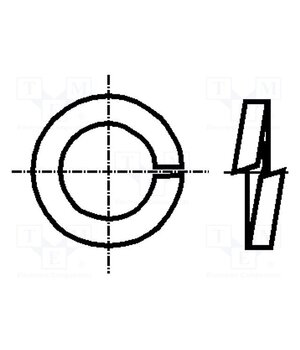 K2.5/D127-A2 Washer; spring; M2,5; D=5.1mm; h=0.6mm; A2 stainless steel rSYOnL8brDV9oO5KSbP5ux1E8LOfsYvm4QC9FJTpckU