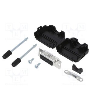 L17DPPK15-BK+L77SDA15S Connector: D-Sub; PIN: 15; female; straight; soldering; for cable 8nR8rMUX6IgwdfKbTPnLgqOwD_i1QMVajz_arRCK7cc
