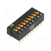 A6E-9101-N Switch: DIP-SWITCH; Poles number: 9; ON-OFF; 0.025A/24VDC; Pos: 2 vRsThonR_QEsA-SeyM088m_9a0tVgdGUUTkD2ecS-qE