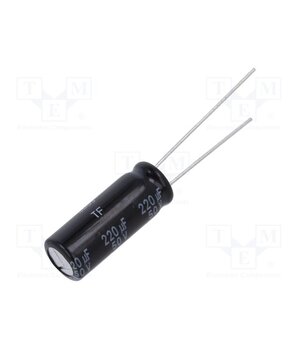 EEUFS1H221L Capacitor: electrolytic; low ESR; THT; 220uF; 50VDC; Ø8x20mm; ±20% hTBy2XzkWLcXJ8DhDLL28dRZ1m-X4TQq7aunJ5ZiQ8Q