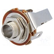 JC-124/6.35MM Connector: Jack 6,3mm; socket; female; open,stereo; ways: 3; 9mm rqR7M00KLEEBqcYwA9VMBsHPCtQseVyiw6Uca-tTdqE