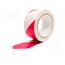 TP130302 Tape: warning; white-red; L: 33m; W: 50mm; self-adhesive; Thk: 0.15mm y0ChbU1V24xGtL79fDxo_wtNT0LBRfmwJN4OQfUKBqU