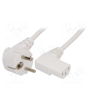 LT322+511 H05VV-F 3X0.75 1.8M WHT Cable; 3x0.75mm2; PVC; 1.8m; white; 10A; 250V; Core: Cu ei4h4JrYwu6yyzc0bQWKnd9v0xZX1ly6vIgreDU94cM