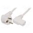 LT322+511 H05VV-F 3X0.75 1.8M WHT Cable; 3x0.75mm2; PVC; 1.8m; white; 10A; 250V; Core: Cu ei4h4JrYwu6yyzc0bQWKnd9v0xZX1ly6vIgreDU94cM