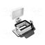 CHI 06 LS Enclosure for connectors: HDC; size 44.27; for panel mounting jHzqp9OwAvjb3b88vH-kVbBTJkSqRZU86Sg29HYply4