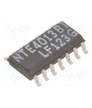 NTE4013BT IC: digital; D flip-flop; Ch: 2; IN: 3; CMOS; SMD; SO14; 16uA; OUT: 1 5t1GMgPUJ7_JYL_5q73-RiKCmDGhvxLg7UIZuYG2AUk