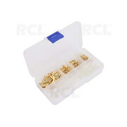 TERMINAL set 2.8/4.8/6.3mm, non-insulated sockets with protectors, 120pcs