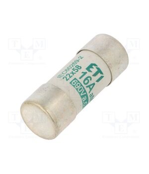 002641009 Fuse: fuse; 16A; 690VAC; aM; cylindrical,industrial; 22x58mm Ys5OPqU2HgfH4n2STBVOKr35rPP6QzOc1AJwptYDgeo