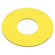 ZB2BY9101 Label; yellow; Cutout: Ø22mm; Dim: Ø60mm 488zPg0KXJyhuVM33IRhOvFUKarEZ6z9M-nASHj3V0A