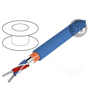 400031 Wire: DMX; HELULIGHT®; 2x0.22mm2; stranded; 110Ω; -30÷70°C; 5mm 7oVRhk8ViwwLDjLe-SYVz6n2tlbhuneaDOckYqgSVW4